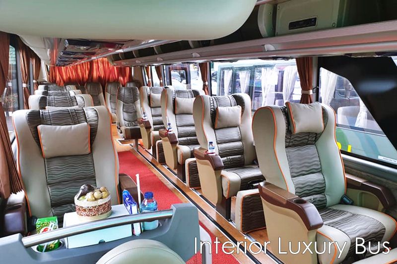 Interior Sewa Luxury Bus Mewah Bali
